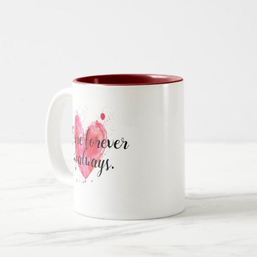 Altijd mijn altijd Mok (Voorkant links)