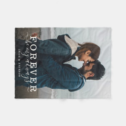 Altijd mijn altijd romantische paar zijn fleece deken (Voorkant (Horizontaal))