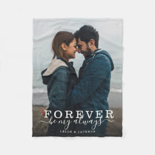 Altijd mijn altijd romantische paar zijn fleece deken