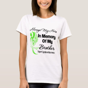 Altijd mijn Hero in geheugen Broeder - lymfoom T-shirt