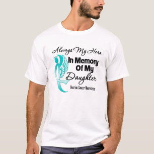 Altijd mijn Hero in geheugen dochter - ovariumkank T-shirt