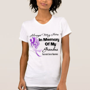 Altijd mijn Hero in geheugen oma - alvleesklier T-shirt