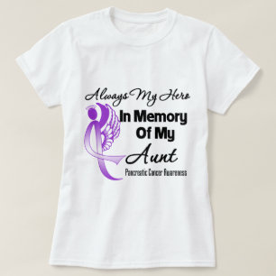 Altijd mijn Hero in Memory Aunt - Pancreaskanker T-shirt