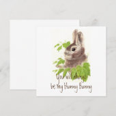 Altijd mijn Hunny Bunny Rabbit Quote zijn (Voorkant / Achterkant)