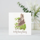 Altijd mijn Hunny Bunny Rabbit Quote zijn (Staand voorkant)