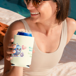 Altijd mijn moeder - Bird Mum & Baby Blikjeskoeler