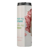 Altijd mijn moeder - Dog Mum & Baby custom Thermosbeker (Achterkant)