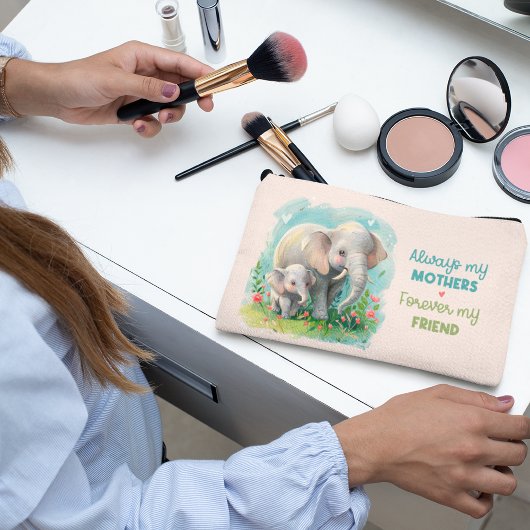 Altijd mijn moeder - Olifant Mum & Baby Pink Etui