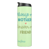Altijd mijn moeder - Panda Mum & Baby Green custom Thermosbeker (Geroteerd rechts)