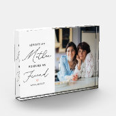 Altijd mijn moeder voor altijd mijn vriend fotoblokken (Links)