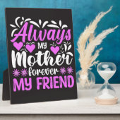 Altijd mijn moeder voor altijd mijn vriend fotoplaat (Zijkant)