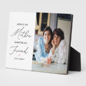 Altijd mijn moeder voor altijd mijn vriendenkinder fotoplaat (Zijkant)