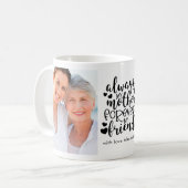 Altijd mijn moeder voor altijd mijn vriendenkinder koffiemok (Voorkant links)