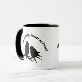 Altijd mijn moeder voor altijd mijn vriendenlijst mok (Voorkant links)