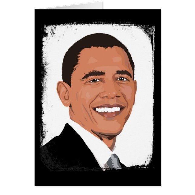 Altijd mijn President Barack Obama Blank Kaart (Voorkant)