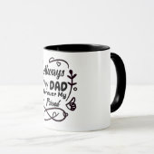 Altijd mijn vader voor altijd mijn vriend citeren  mok (Voorkant rechts)
