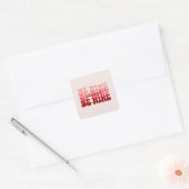 Altijd mijn vierkante sticker (Envelop)