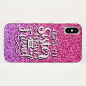 ALTIJD MIJN ZISTER VOORDAT MIJN VRIENDELIJKE TYPOG Case-Mate iPhone CASE (Achterkant (horizontaal))