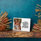 Altijd mijn zus voor altijd mijn vriend Foto Fotoplaat (Zijkant)