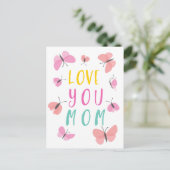 Altijd mis ik je moeder briefkaart (Staand voorkant)