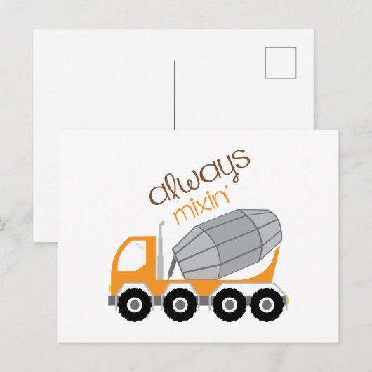 Altijd mixine briefkaart (Voorkant / Achterkant)