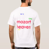Altijd, Mozart, altijd gelukkig T-shirt (Achterkant)