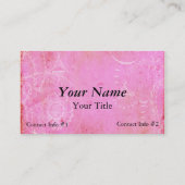 Altijd na roze Visitekaartjes (Achterkant)