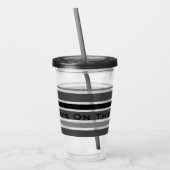 Altijd onderweg acryl drinkbeker (Links)