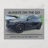 Altijd onderweg briefkaart (Voorkant)