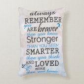 Altijd onthouden dat je braver bent accent kussen (Voorkant(Verticaal))