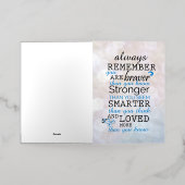 Altijd onthouden dat je braver bent folie wenskaart (Buiten Laag)