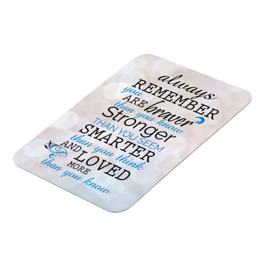 Altijd onthouden dat je braver bent magneet (Linkerzijde)