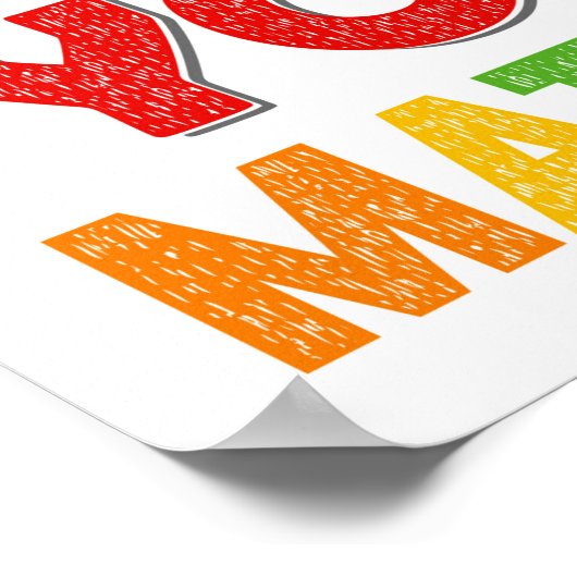 Altijd onthouden dat je van belang bent voor het P Poster (Hoek)