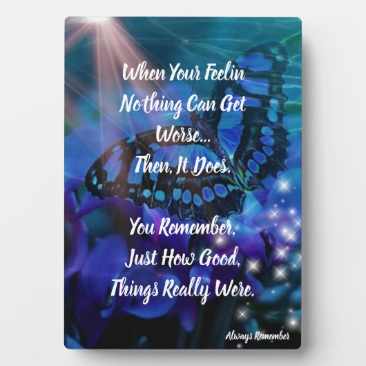 Altijd onthouden fotoplaat (voorkant)