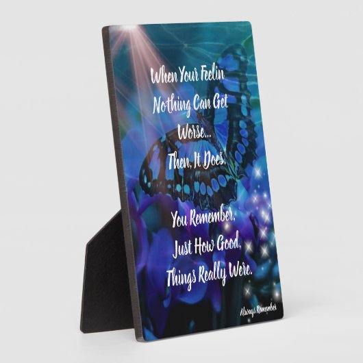 Altijd onthouden fotoplaat (Zijkant)