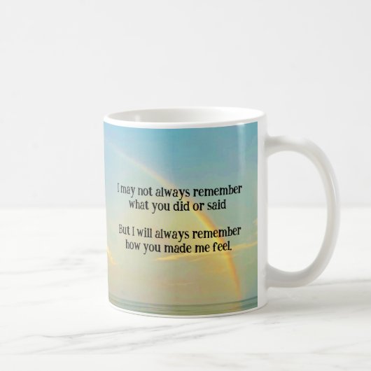 "Altijd onthouden" Koffiemok (Rechts)
