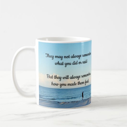 "Altijd onthouden" Koffiemok (Links)