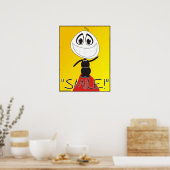 Altijd onthouden van glimlachen poster (Keuken)