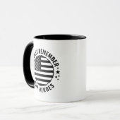 Altijd Onze Helden Herdenken Gesneuvelde Soldaat H Mok (Voorkant links)