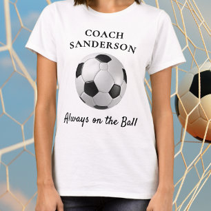 'Altijd op de Bal' Voetbal Coach Persoonlijk T-shirt