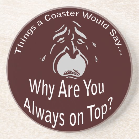 Altijd op het donkere Onderzetter bovenaan (Voorkant)