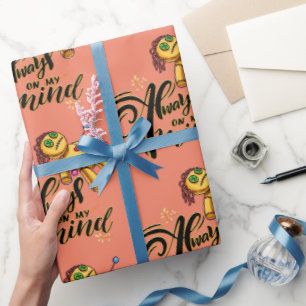 Altijd op mijn gedachten Grappige Halloween Voodoo Cadeaupapier