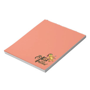 Altijd op mijn gedachten Grappige Halloween Voodoo Notitieblok