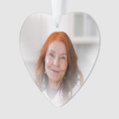 Altijd op mijn gedachten in m'n hartfoto mam ornament (voorkant)