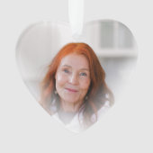 Altijd op mijn gedachten in m'n hartfoto mam ornament (voorkant)