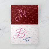 Altijd op mijn gedachten Verjaardag Wenskaart Kaart (Binnen)