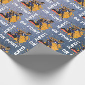 Altijd op punt basketbal cadeaupapier (Hoek)