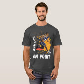 Altijd op punt basketbal t-shirt (Voorkant volledig)
