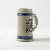 Altijd op tijd bierpul (Voorkant rechts)