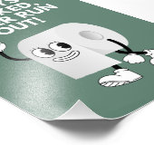 Altijd op voorraad – Funny Toilet Paper Reminder Foto Afdruk (Hoek)